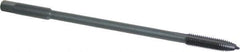 Kennametal - M8x1.25 Metric Coarse 2 Flute D5 Oxide Finish High Speed Steel Spiral Point Extension Tap - Plug Chamfer, 6" OAL, 6H Class of Fit - Industrial Tool & Supply