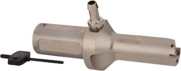 Seco - 2.598" Max Drill Depth, 2xD, 33mm Diam, Indexable Insert Drill - 2 Inserts, 1-1/2" Shank Diam, Straight Shank - Industrial Tool & Supply