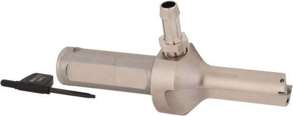 Seco - 1.732" Max Drill Depth, 2xD, 22mm Diam, Indexable Insert Drill - 2 Inserts, 1" Shank Diam, Straight Shank - Industrial Tool & Supply