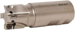 Walter - 1-1/2" Cut Diam, 15mm Max Depth of Cut, 1-1/4" Shank Diam, 3.698" OAL, Indexable Square Shoulder End Mill - AD.T 1606.. Inserts, Weldon Shank, 90° Lead Angle - Industrial Tool & Supply