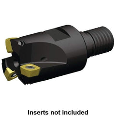 Kennametal - 1" Cutting Diam, Modular Connection Indexable Copy End Mill - 2 Inserts, XDLT0904 Insert, A7792VXD09SA1.0Z2R1.4 Toolholder - Industrial Tool & Supply