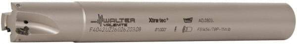 Walter - 20mm Cut Diam, 8mm Max Depth of Cut, 20mm Shank Diam, 1.535" OAL, Indexable Square Shoulder End Mill - AD.T 0803.. Inserts, Weldon Shank, 90° Lead Angle - Industrial Tool & Supply