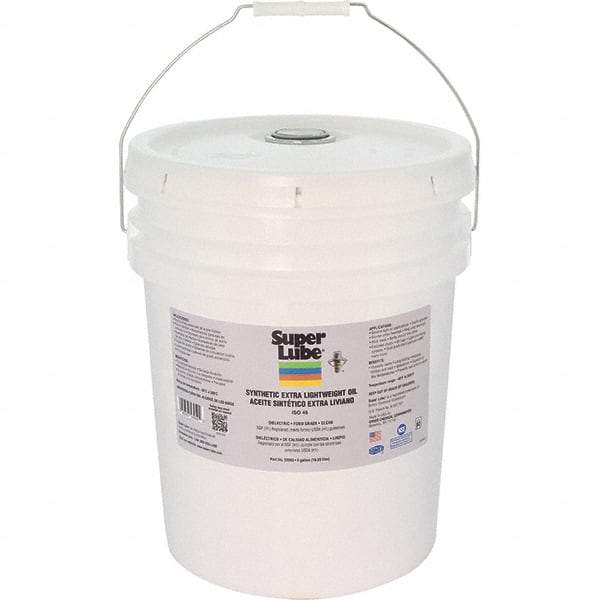 Synco Chemical - 5 Gal Pail Synthetic Lubricant - Translucent, -40°F to 500°F, Food Grade - Industrial Tool & Supply