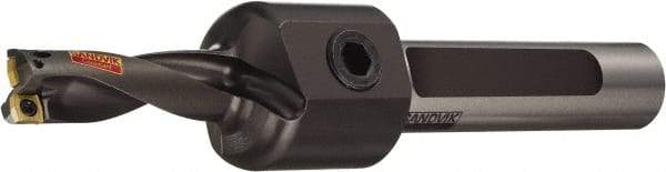 Sandvik Coromant - 2.402" Max Drill Depth, 3xD, 3/4" Diam, Indexable Insert Drill - 2 Inserts, 1" Shank Diam, Flange Shank - Industrial Tool & Supply