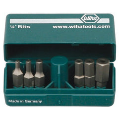 Security Hex Metric PokitPak Bit 6 Piece Set 2.5, 3.0, 4.0, 5.0, 6.0, 8.0mm - Industrial Tool & Supply