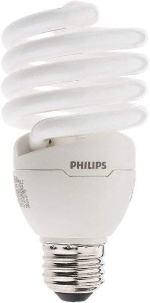 Philips - 26 Watt Fluorescent Residential/Office Medium Screw Lamp - 4,100°K Color Temp, 1,800 Lumens, 120 Volts, EL/mDT, 10,000 hr Avg Life - Industrial Tool & Supply