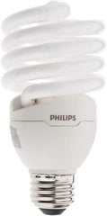Philips - 26 Watt Fluorescent Residential/Office Medium Screw Lamp - 4,100°K Color Temp, 1,800 Lumens, 120 Volts, EL/mDT, 10,000 hr Avg Life - Industrial Tool & Supply