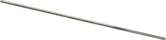 Made in USA - 0.0395" High Speed Steel 4 Flute Chucking Reamer - Straight Flute, 0.0394" Straight Shank, 1/2" Flute Length, 2-1/2" OAL - Industrial Tool & Supply