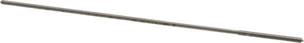 Made in USA - 0.0455" High Speed Steel 4 Flute Chucking Reamer - Straight Flute, 0.039" Straight Shank, 1/2" Flute Length, 2-1/2" OAL - Industrial Tool & Supply