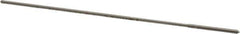 Made in USA - 0.0455" High Speed Steel 4 Flute Chucking Reamer - Straight Flute, 0.039" Straight Shank, 1/2" Flute Length, 2-1/2" OAL - Industrial Tool & Supply