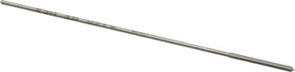 Made in USA - 0.046" High Speed Steel 4 Flute Chucking Reamer - Straight Flute, 0.039" Straight Shank, 1/2" Flute Length, 2-1/2" OAL - Industrial Tool & Supply
