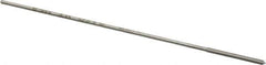 Made in USA - 0.046" High Speed Steel 4 Flute Chucking Reamer - Straight Flute, 0.039" Straight Shank, 1/2" Flute Length, 2-1/2" OAL - Industrial Tool & Supply