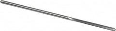 Made in USA - 0.1095" High Speed Steel 4 Flute Chucking Reamer - Industrial Tool & Supply