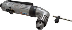 Sioux Tools - 3/8" Reversible Keyed Chuck - Right Angle Handle, 1,200 RPM, 10 CFM, 0.33 hp - Industrial Tool & Supply