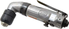 Sioux Tools - 3/8" Reversible Keyless Chuck - Right Angle Handle, 1,200 RPM, 10 CFM, 0.33 hp - Industrial Tool & Supply
