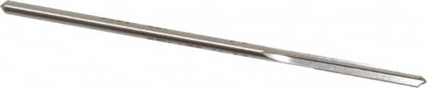 Made in USA - 0.128" High Speed Steel 4 Flute Chucking Reamer - Industrial Tool & Supply