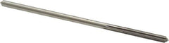 Made in USA - 5/32" High Speed Steel 4 Flute Chucking Reamer - Straight Flute, 0.151" Straight Shank, 1" Flute Length, 4" OAL - Industrial Tool & Supply