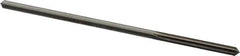 Made in USA - 0.1655" High Speed Steel 6 Flute Chucking Reamer - Straight Flute, 0.153" Straight Shank, 1-1/8" Flute Length, 4-1/2" OAL - Industrial Tool & Supply