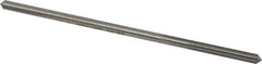 Made in USA - 0.168" High Speed Steel 6 Flute Chucking Reamer - Straight Flute, 0.1595" Straight Shank, 1-1/8" Flute Length, 4-1/2" OAL - Industrial Tool & Supply