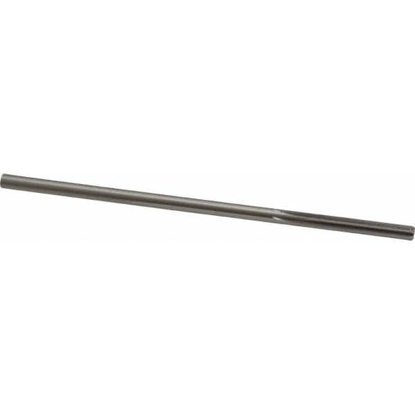 Made in USA - 0.22" High Speed Steel 6 Flute Chucking Reamer - Industrial Tool & Supply