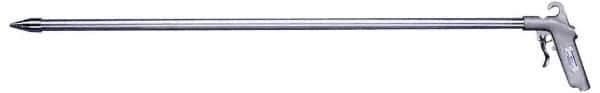 Guardair - 120 Max psi Whisper Jet Pistol Grip Blow Gun - 1/4 NPT, 12" Tube Length, Aluminum - Industrial Tool & Supply