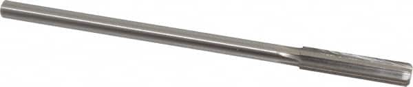 Made in USA - 0.393" High Speed Steel 6 Flute Chucking Reamer - Industrial Tool & Supply