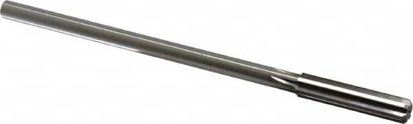 Made in USA - 0.395" High Speed Steel 6 Flute Chucking Reamer - Industrial Tool & Supply
