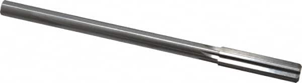Made in USA - 0.449" High Speed Steel 6 Flute Chucking Reamer - Industrial Tool & Supply