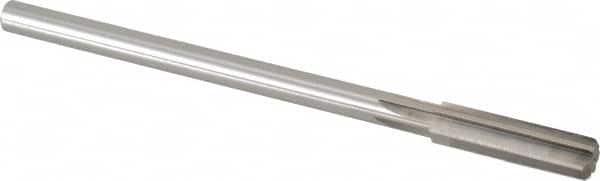 Made in USA - 0.46" High Speed Steel 6 Flute Chucking Reamer - Industrial Tool & Supply