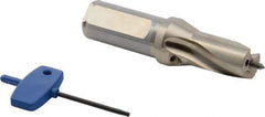 Seco - 22 to 23.99mm Diam, 1.5xD, 40mm Max Depth, 1" Shank Diam, 2.106" Flute, 5.098" OAL, Replaceable Tip Drill - SD101 Toolholder, Series Crownloc - Industrial Tool & Supply