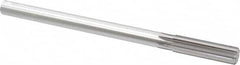 Made in USA - 0.626" High Speed Steel 8 Flute Chucking Reamer - Industrial Tool & Supply