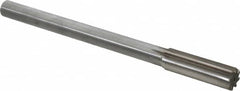 Made in USA - 0.767" High Speed Steel Chucking Reamer - Industrial Tool & Supply