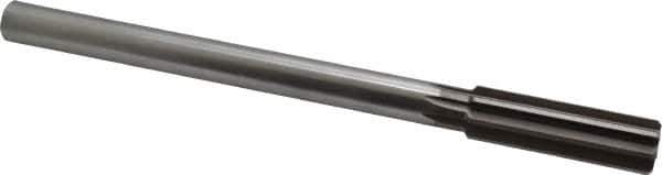 Made in USA - 0.798" High Speed Steel Chucking Reamer - Straight Flute, Straight Shank - Industrial Tool & Supply