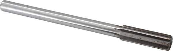 Made in USA - 0.825" High Speed Steel Chucking Reamer - Straight Flute, Straight Shank - Industrial Tool & Supply