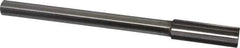 Made in USA - 0.829" High Speed Steel Chucking Reamer - Straight Flute, Straight Shank - Industrial Tool & Supply