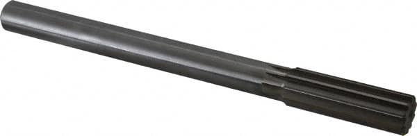 Made in USA - 0.858" High Speed Steel Chucking Reamer - Industrial Tool & Supply