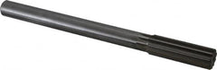 Made in USA - 0.858" High Speed Steel Chucking Reamer - Industrial Tool & Supply
