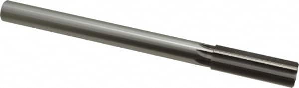 Made in USA - 0.876" High Speed Steel 8 Flute Chucking Reamer - Industrial Tool & Supply