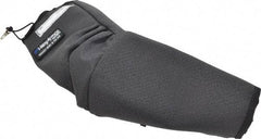 HexArmor - Size L, Gray/Black SuperFabric Cut & Puncture Resistant Sleeve - 19" Long Sleeve, Cut Resistance Level 5, Made with Thumb Hole - Industrial Tool & Supply