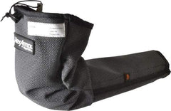 HexArmor - Size M, Gray/Black SuperFabric Cut & Puncture Resistant Sleeve - 19" Long Sleeve, Cut Resistance Level 5, Made with Thumb Hole - Industrial Tool & Supply