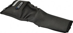 HexArmor - Size S, Gray/Black SuperFabric Cut & Puncture Resistant Sleeve - 19" Long Sleeve, Cut Resistance Level 5, Made with Thumb Hole - Industrial Tool & Supply