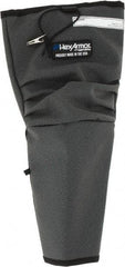 HexArmor - Size XL, Gray/Black SuperFabric Cut & Puncture Resistant Sleeve - 19" Long Sleeve, Cut Resistance Level 5, Made with Thumb Hole - Industrial Tool & Supply