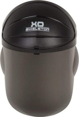 MCR Safety - Nylon Black Ratchet Adjustment, Face Shield & Headgear Set - 12-1/2" Wide x 9" High x 0.05" Thick, Scratch Resistant, Gray Window - Industrial Tool & Supply