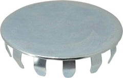 Made in USA - Finishing Plug for 0.038 to 0.141" Thick Panels, for 1-1/2" Holes - Spring Steel - Industrial Tool & Supply