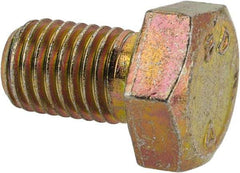 Made in North America - 5/16-24 UNF, 1/2" Length Under Head Hex Head Cap Screw - Grade 8 Alloy Steel, Zinc-Plated Finish, 1/2" Hex - Industrial Tool & Supply