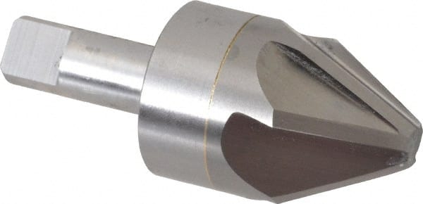 M.A. Ford - 1-1/4" Head Diam, 1/2" Shank Diam, 6 Flute 60° Solid Carbide Countersink - Industrial Tool & Supply