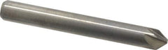 M.A. Ford - 3/16" Head Diam, 3/16" Shank Diam, 6 Flute 82° Solid Carbide Countersink - Bright Finish, 1-1/2" OAL, 0.04" Nose Diam, Single End, Straight Shank, Right Hand Cut - Industrial Tool & Supply