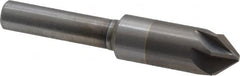 M.A. Ford - 3/8" Head Diam, 1/4" Shank Diam, 6 Flute 82° Solid Carbide Countersink - Industrial Tool & Supply