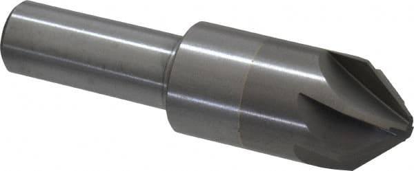 M.A. Ford - 3/4" Head Diam, 1/2" Shank Diam, 6 Flute 82° Solid Carbide Countersink - Industrial Tool & Supply