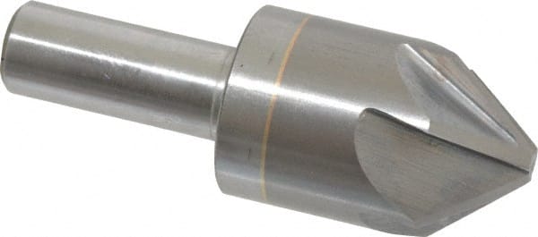 M.A. Ford - 1" Head Diam, 1/2" Shank Diam, 6 Flute 82° Solid Carbide Countersink - Industrial Tool & Supply